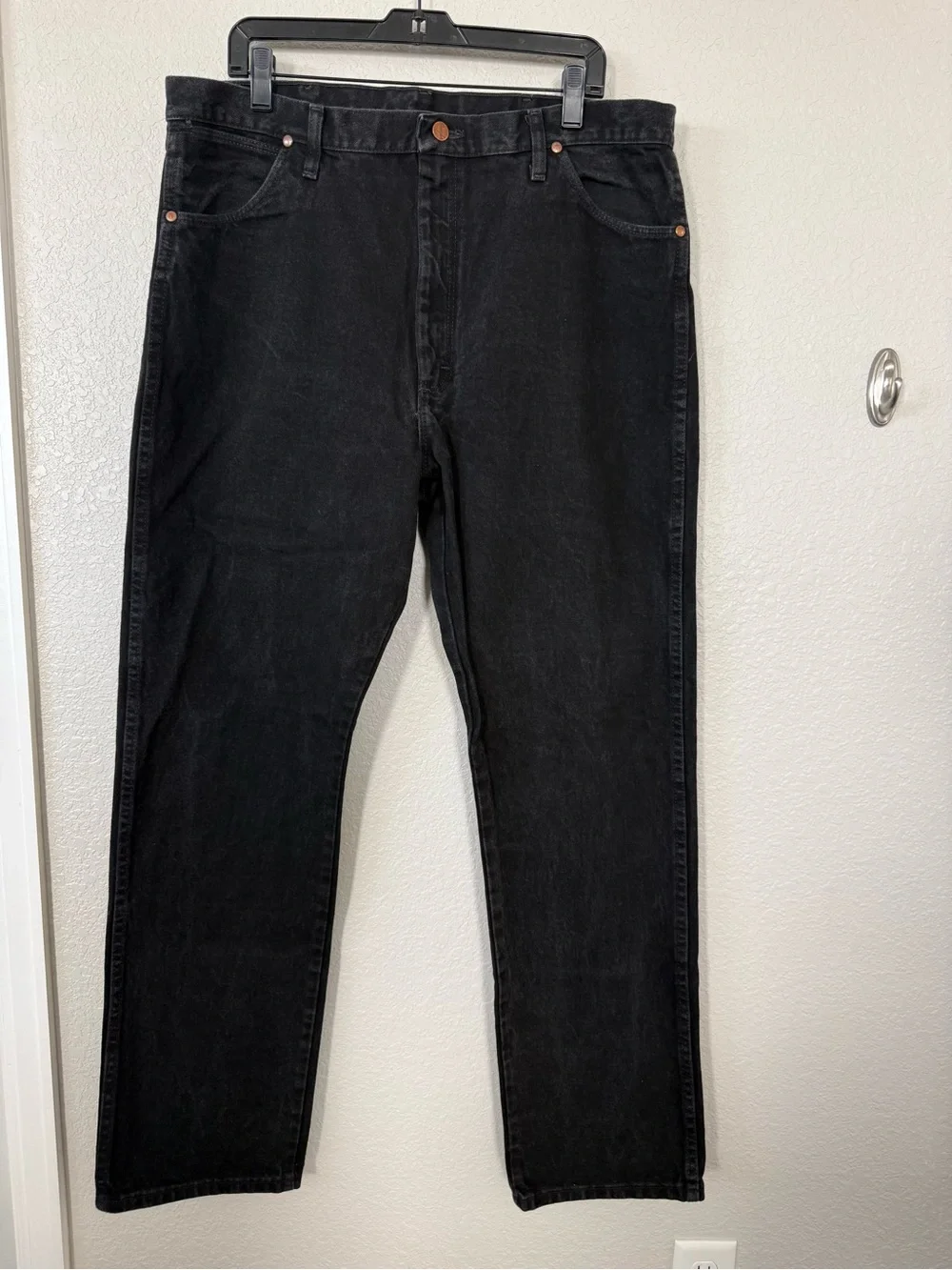 Wrangler 13MWZ Cowboy Cut Original Fit Jeans Shadow Black Men’s 38x34
